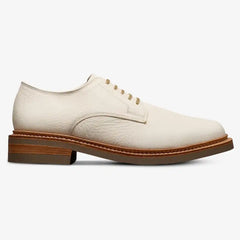 Amesbury Plain-toe Derby Dress Shoe Off White Leather