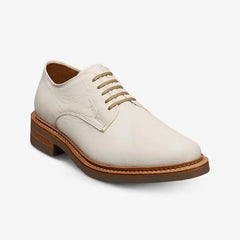 Amesbury Plain-toe Derby Dress Shoe Off White Leather