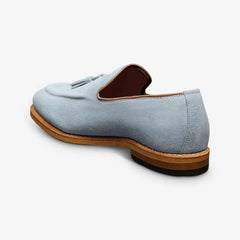 Randolph Tassel Loafer Sky Blue Suede