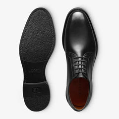 Ramsey Plain-toe Derby Dress Shoe Black Leather