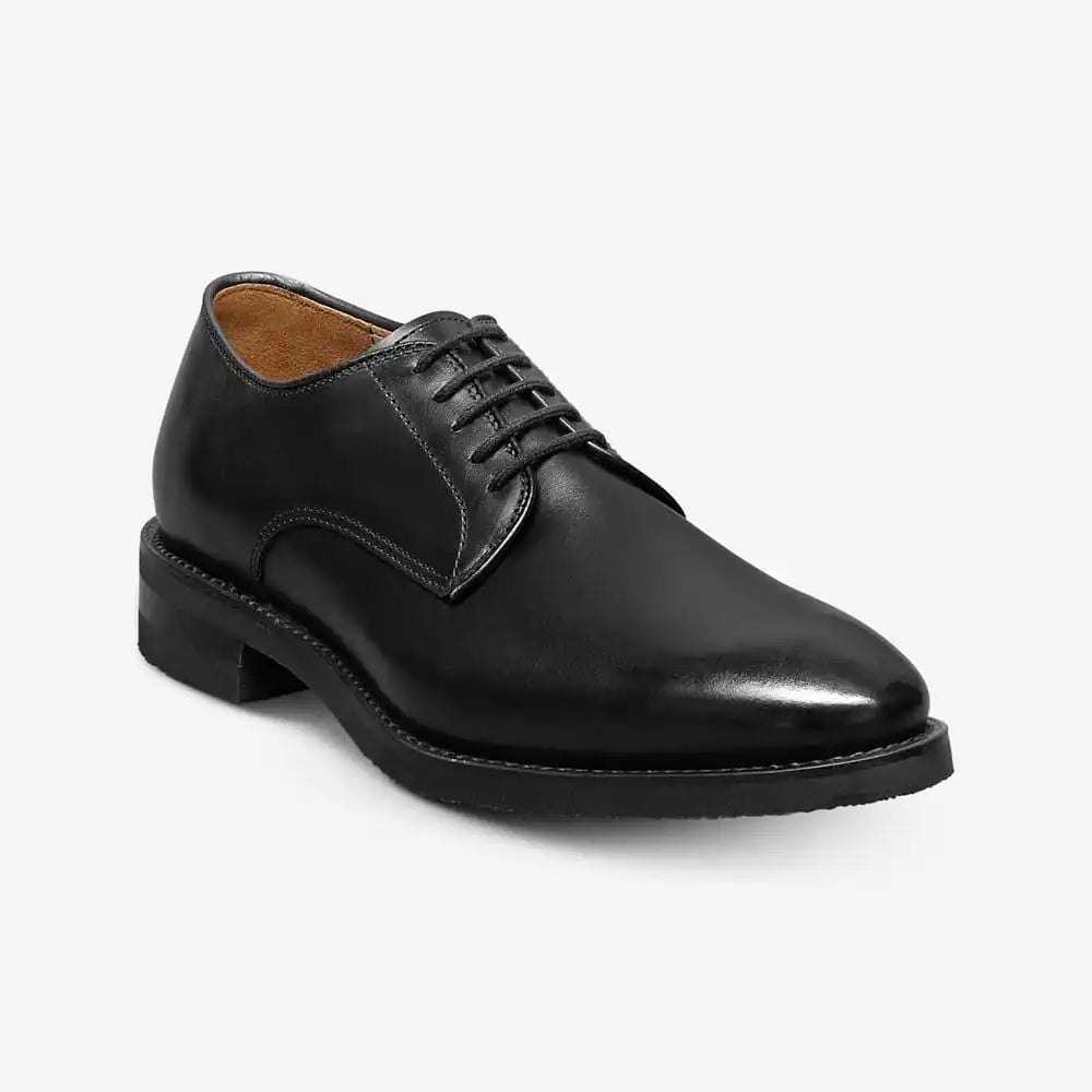 Ramsey Plain-toe Derby Dress Shoe Black Leather