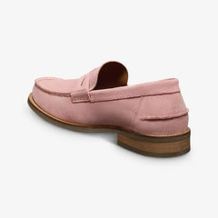 Sorrento Penny Loafer Light Pink Suede