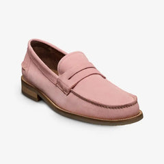 Sorrento Penny Loafer Light Pink Suede