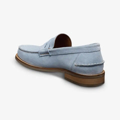 Sorrento Penny Loafer Light Blue Suede