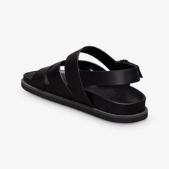 Davenport Sandal Black Leather