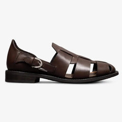 Ravello Fisherman Sandal Dark Brown Leather