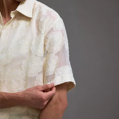 NN07 Freddy Short-sleeve Shirt Ivory
