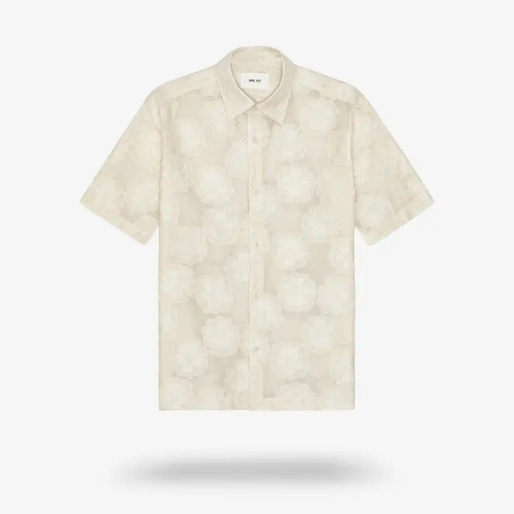 NN07 Freddy Short-sleeve Shirt Ivory