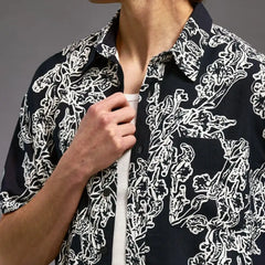 NN07 Deon Short-sleeve Shirt Navy
