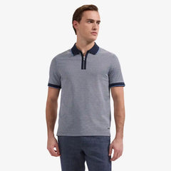 Bugatchi Quarter-zip Polo Navy