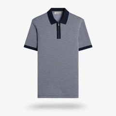 Bugatchi Quarter-zip Polo Navy