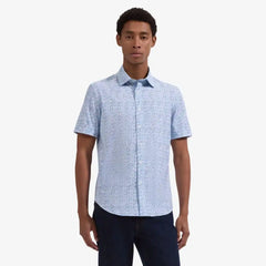 Bugatchi Miles OoohCotton® Shirt Blue