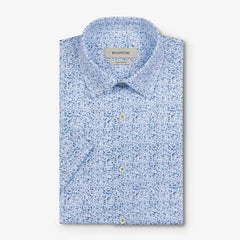 Bugatchi Miles OoohCotton® Shirt Blue