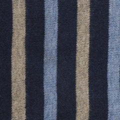 Stripe Dress Socks Navy