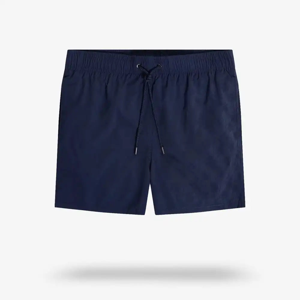 Bugatchi Zane Mid-length Swim Trunks Navy