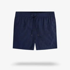 Bugatchi Zane Mid-length Swim Trunks Navy