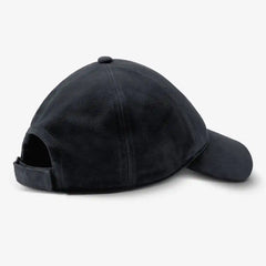 Suede Baseball Cap Navy