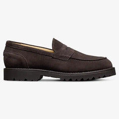 Miller Reserve Lug Penny Loafer Bitter Chocolate Suede