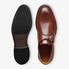 Ryder Single Monk Strap Dress Shoe Chili Leather