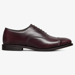 Park Avenue Cap-toe Oxford Dress Shoe Burgundy Polished Leather