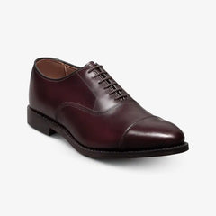 Park Avenue Cap-toe Oxford Dress Shoe Burgundy Polished Leather
