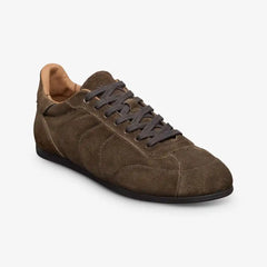 Aidan Lace-up Sneaker Dark Olive Green Suede