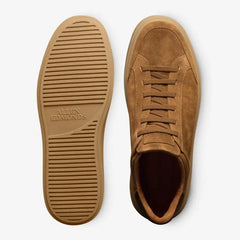 Oliver Slip-on Stretch-lace Sneaker Cinnamon Brown Suede