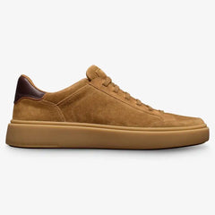 Oliver Slip-on Stretch-lace Sneaker Cinnamon Brown Suede