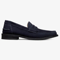 Sorrento Penny Loafer Navy Suede