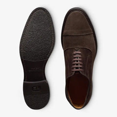 Rhett Cap-toe Oxford Dress Shoe Bitter Chocolate Suede