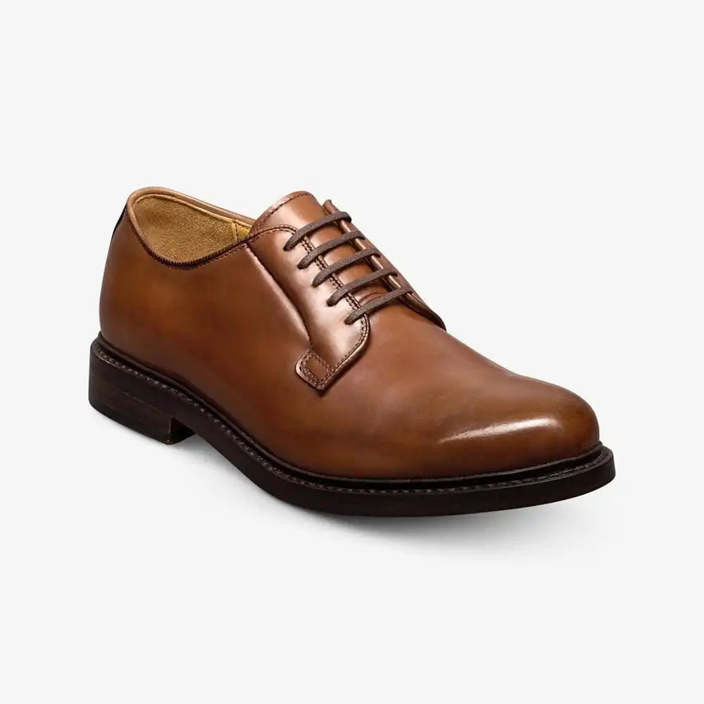 Rowan Reserve Plain-toe Derby Dress Shoe Natural Polished Calf Leather