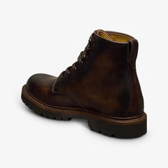Charlton Reserve Plain-toe Boot Dark Brown Leather
