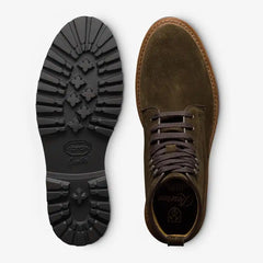 Charlton Reserve Plain-toe Boot Dark Olive Green Suede