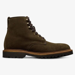 Charlton Reserve Plain-toe Boot Dark Olive Green Suede