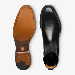 Rafe Reserve Chelsea Dress Boot Black Leather