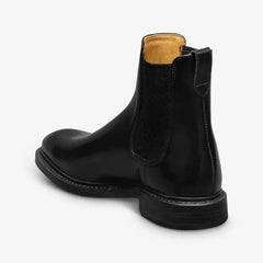 Rafe Reserve Chelsea Dress Boot Black Leather