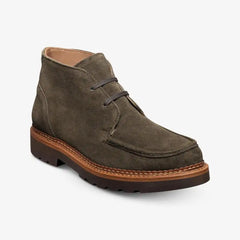 Cameron Moc-toe Chukka Boot Dark Olive Green Suede