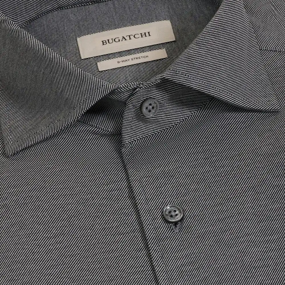 Bugatchi Oohcotton® Devon Long-sleeve Shirt Black