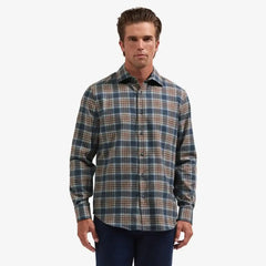 Bugatchi Axel Woven Long-sleeve Shirt Slate