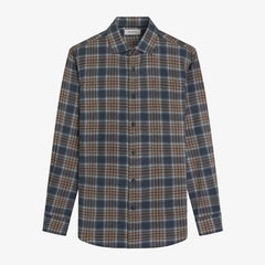Bugatchi Axel Woven Long-sleeve Shirt Slate